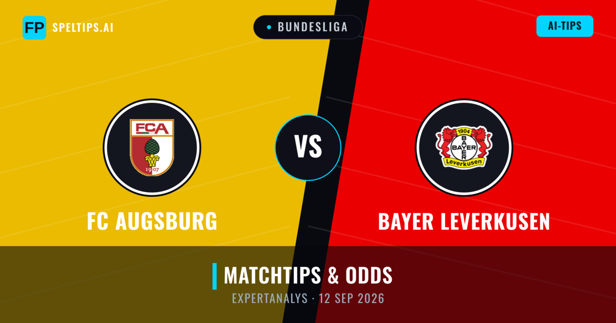FC Augsburg vs Bayer Leverkusen — matchtips och förhandstitt