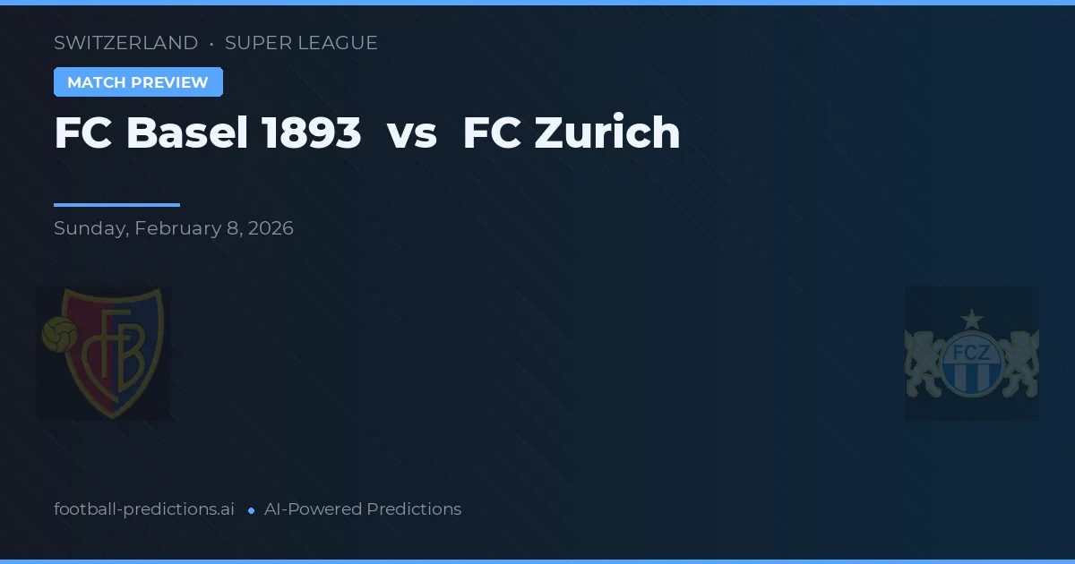 FC Basel vs FC Zürich — matchtips och förhandstitt