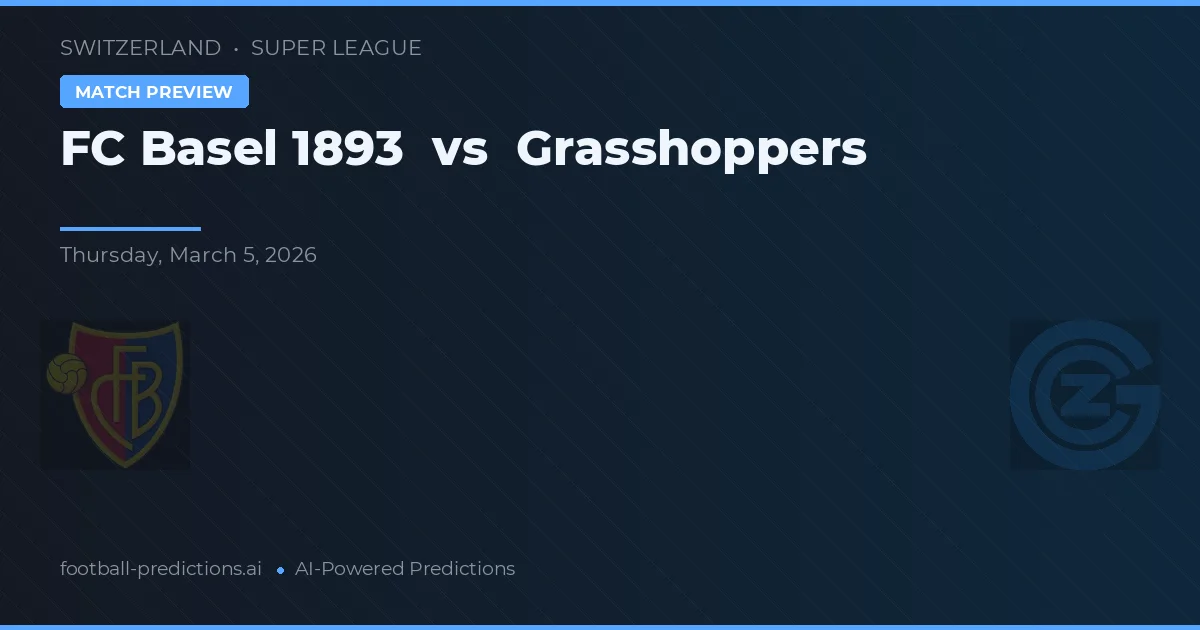 FC Basel vs Grasshoppers — matchtips och förhandstitt