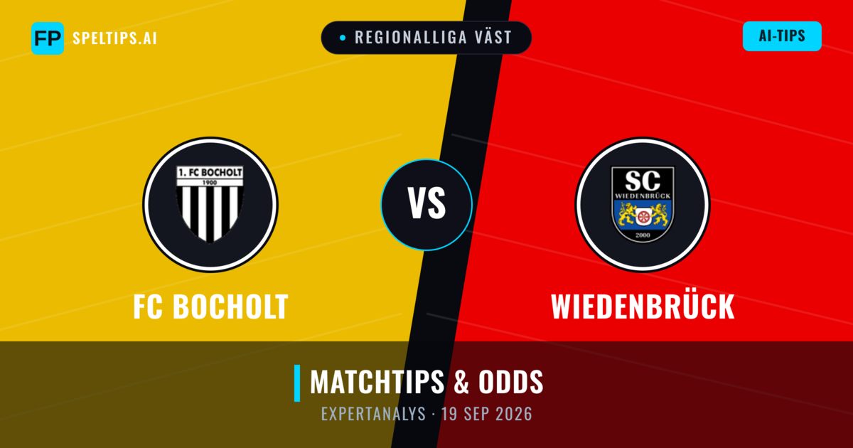 FC Bocholt vs Wiedenbrück — matchtips och förhandstitt