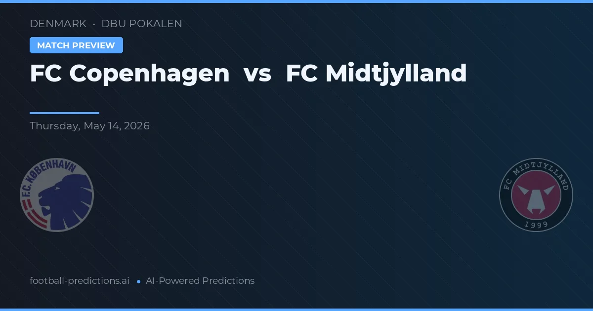 F.C. Köpenhamn vs FC Midtjylland — matchtips och förhandstitt