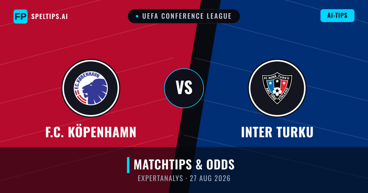 F.C. Köpenhamn vs Inter Turku — matchtips och förhandstitt