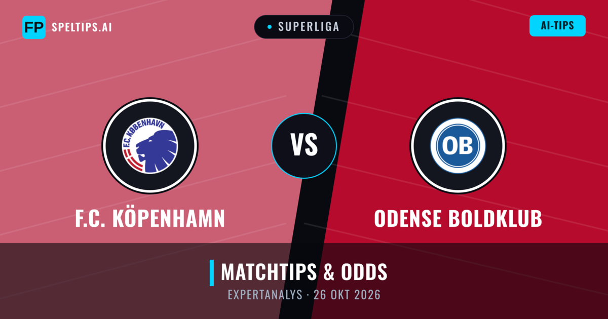 F.C. Köpenhamn vs Odense Boldklub — matchtips och förhandstitt