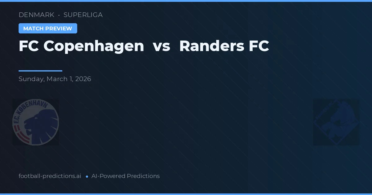 F.C. Köpenhamn vs Randers FC — matchtips och förhandstitt