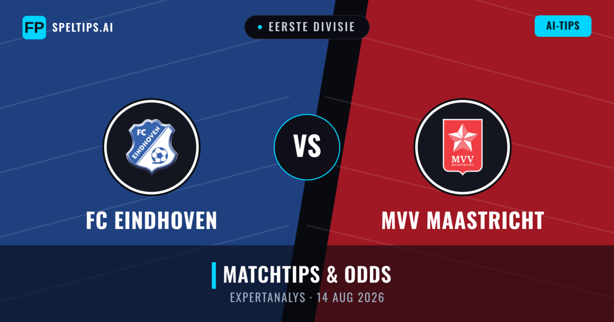 FC Eindhoven vs MVV Maastricht — matchtips och förhandstitt