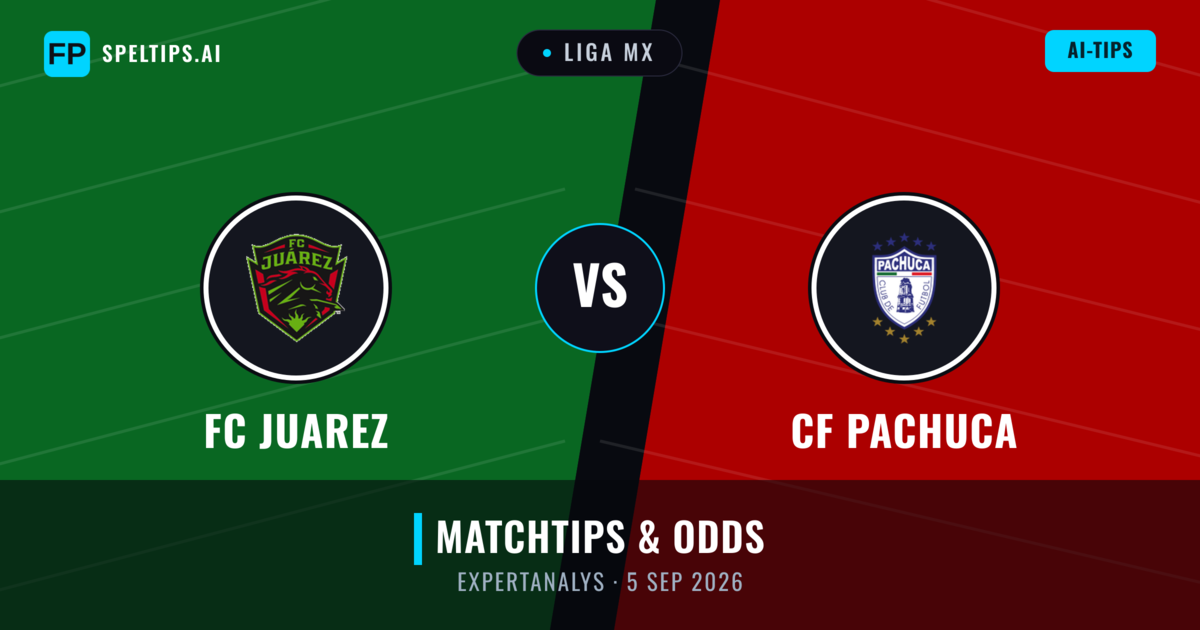 FC Juarez vs CF Pachuca — matchtips och förhandstitt