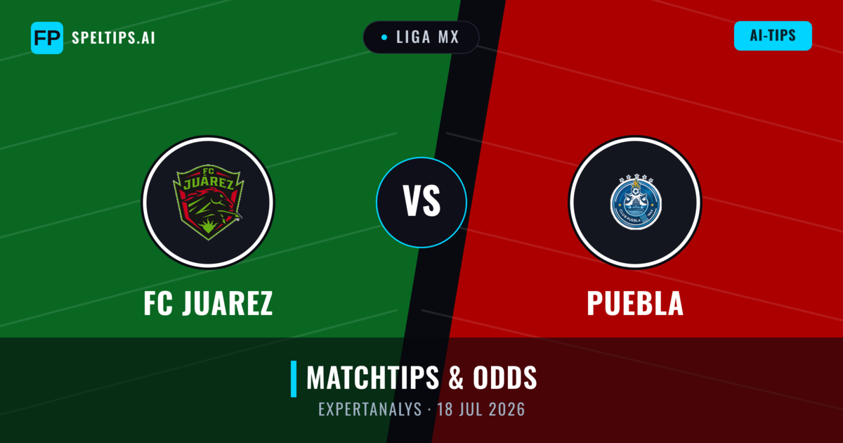 FC Juarez vs Puebla — matchtips och förhandstitt