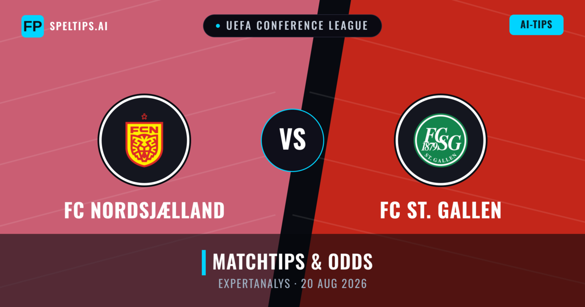 FC Nordsjælland vs FC St. Gallen — matchtips och förhandstitt