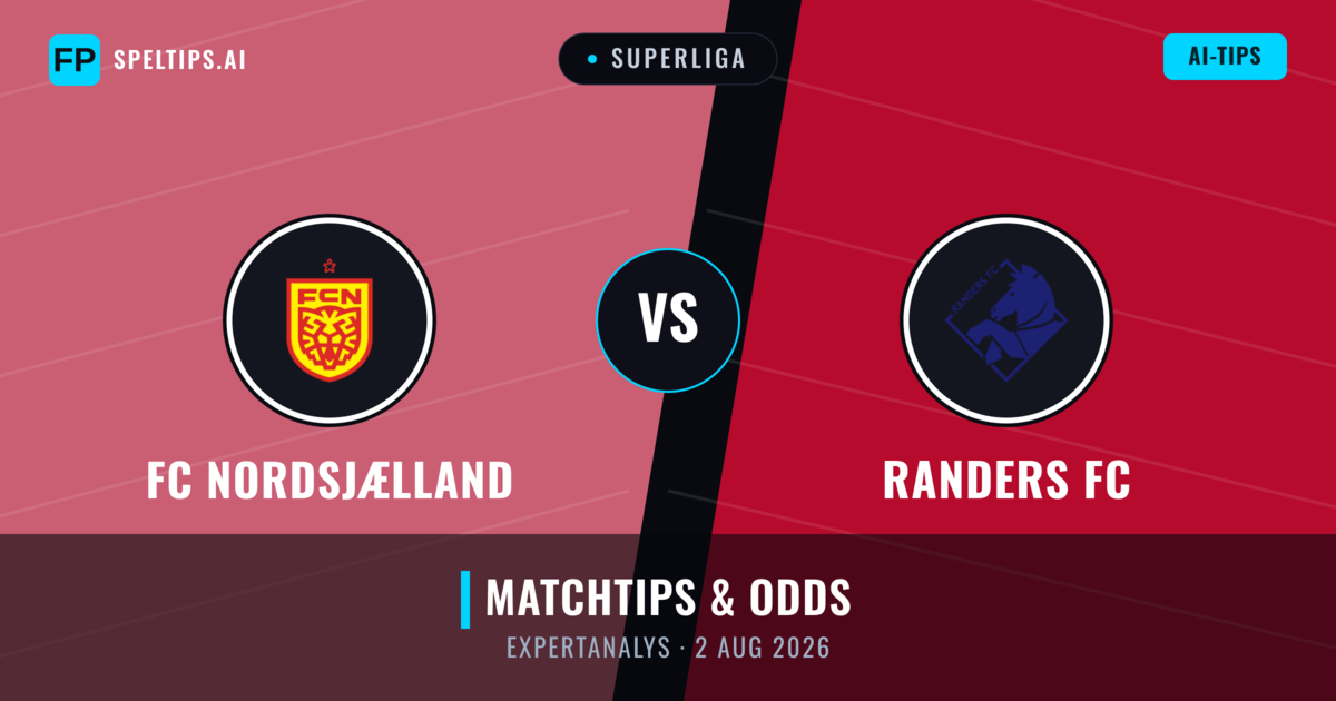 FC Nordsjælland vs Randers FC — matchtips och förhandstitt