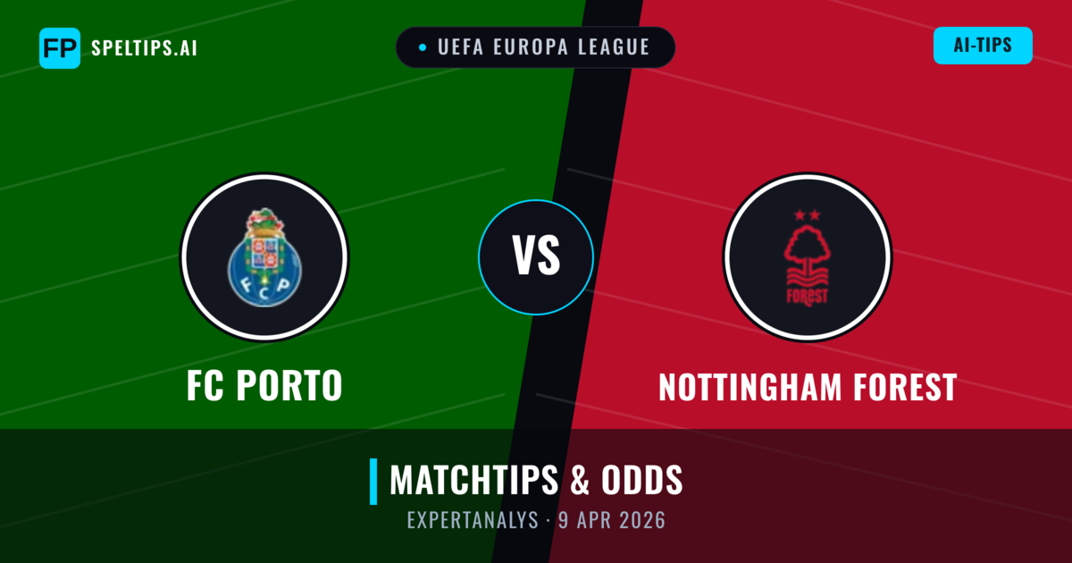 FC Porto vs Nottingham Forest — matchtips och förhandstitt