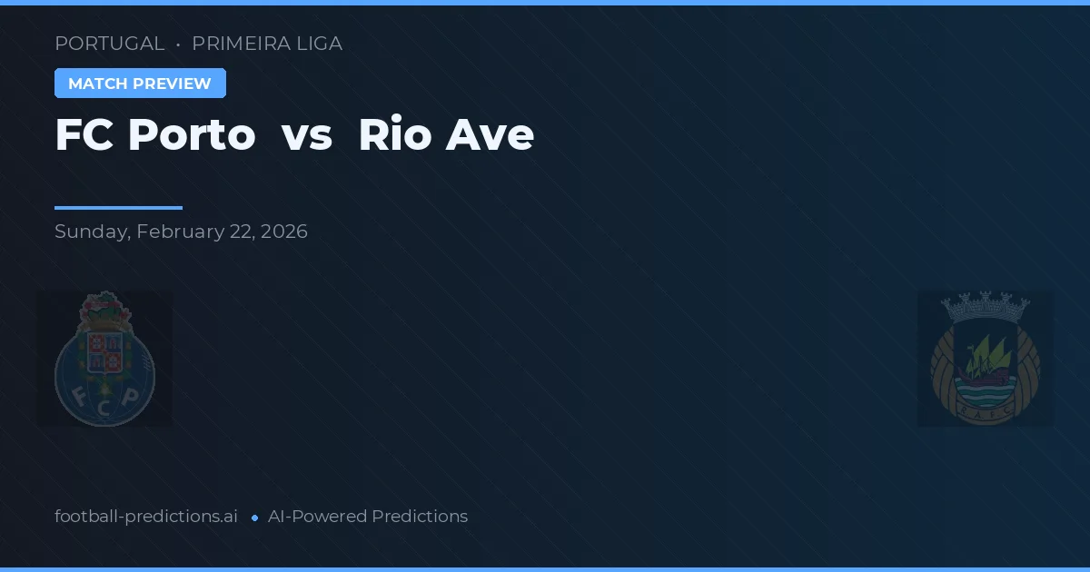 FC Porto vs Rio Ave — matchtips och förhandstitt