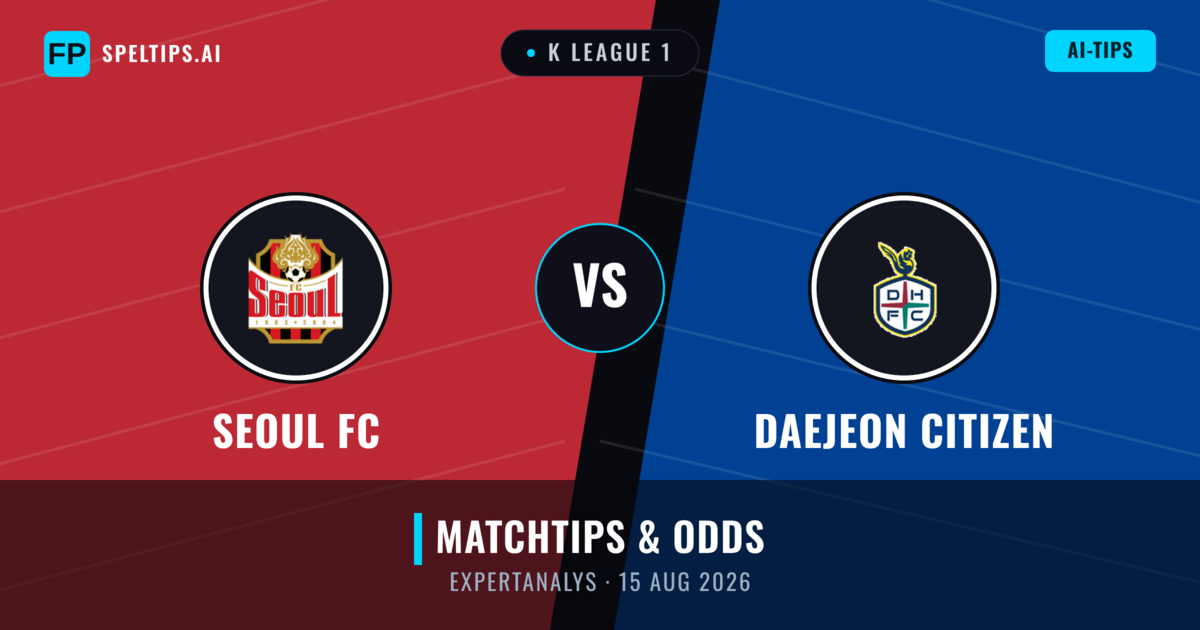 Seoul FC vs Daejeon Citizen — matchtips och förhandstitt