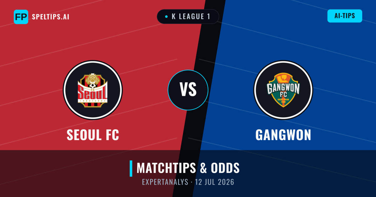 Seoul FC vs Gangwon — matchtips och förhandstitt