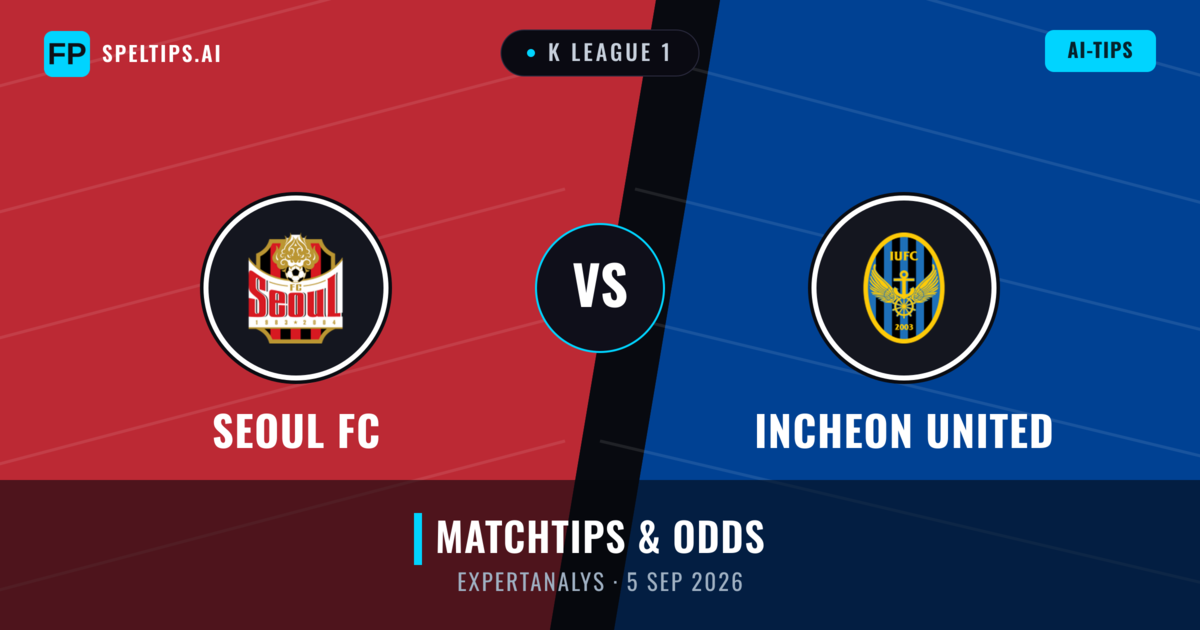 Seoul FC vs Incheon United — matchtips och förhandstitt