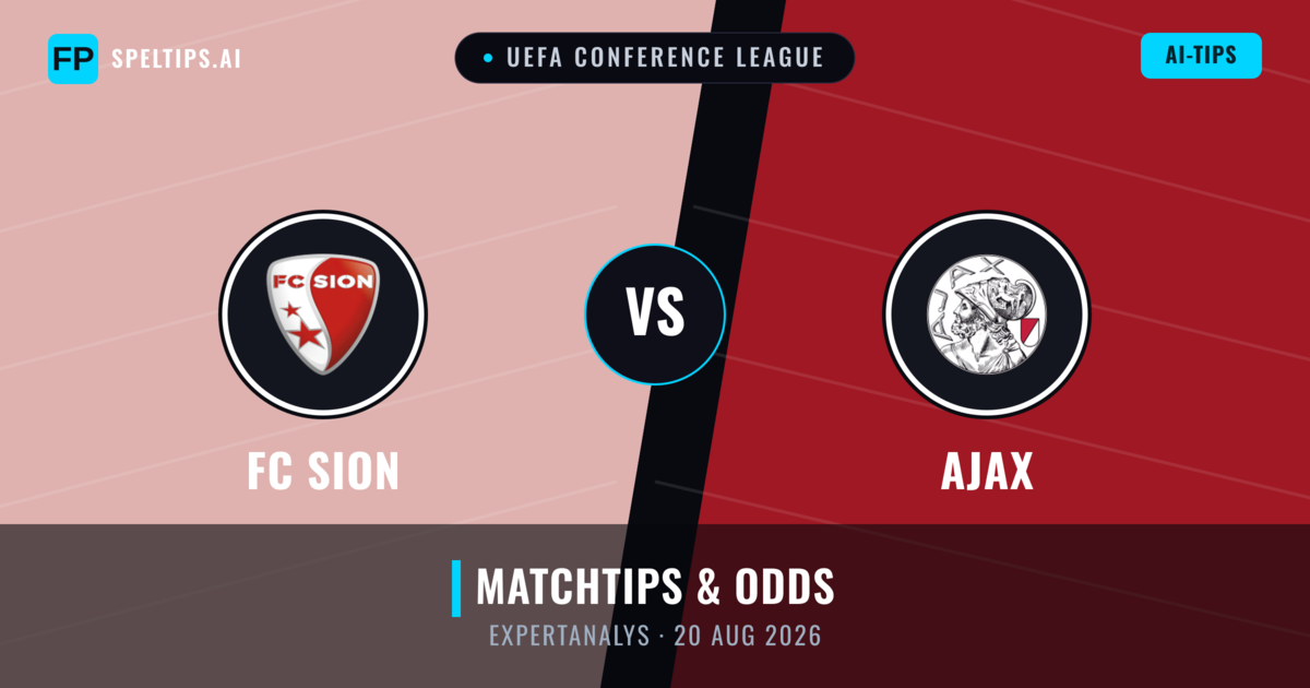 FC Sion vs Ajax — matchtips och förhandstitt