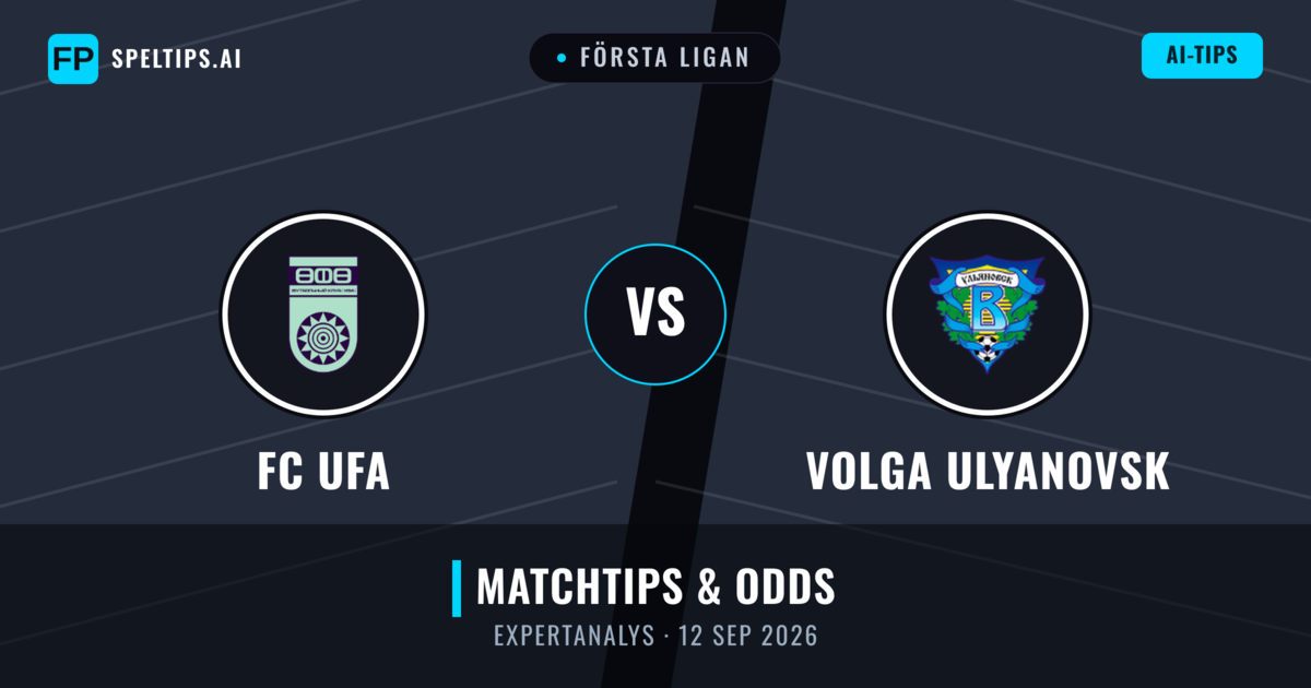 FC UFA vs Volga Ulyanovsk — matchtips och förhandstitt