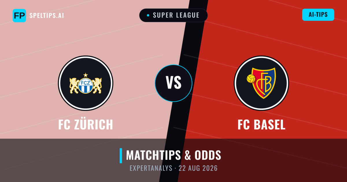 FC Zürich vs FC Basel — matchtips och förhandstitt