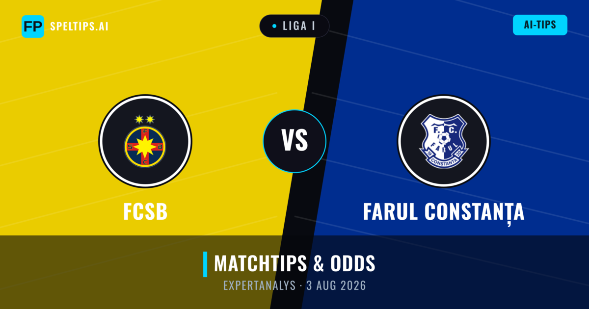 FCSB vs Farul Constanța — matchtips och förhandstitt