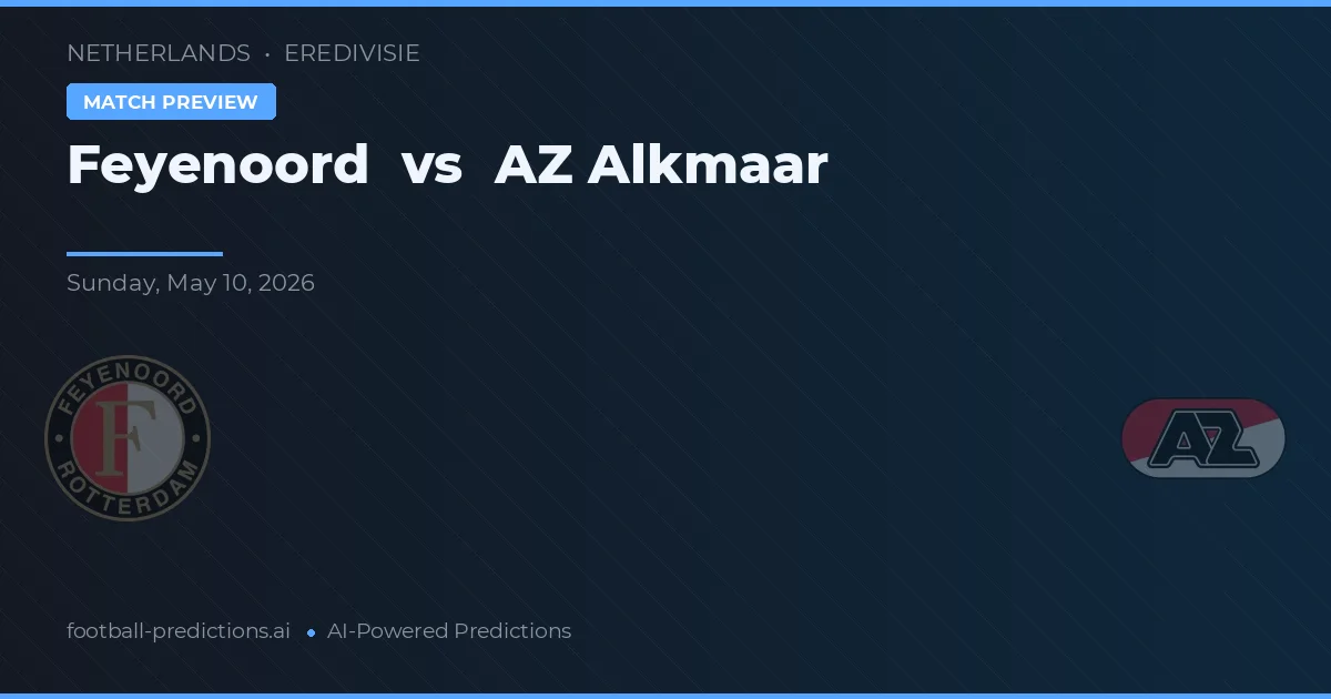 Feyenoord vs AZ Alkmaar — matchtips och förhandstitt