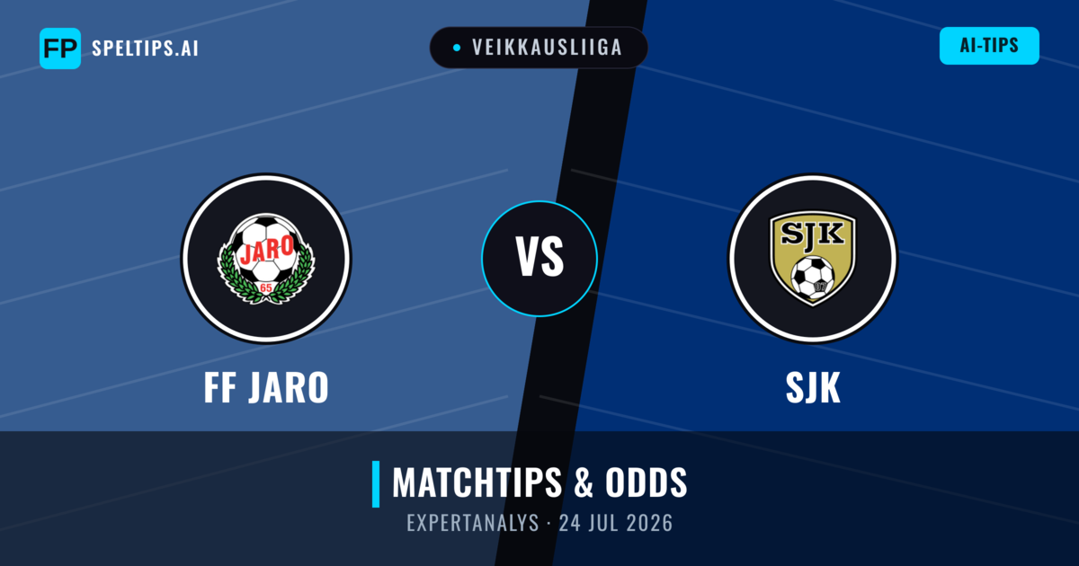 FF Jaro vs SJK — matchtips och förhandstitt