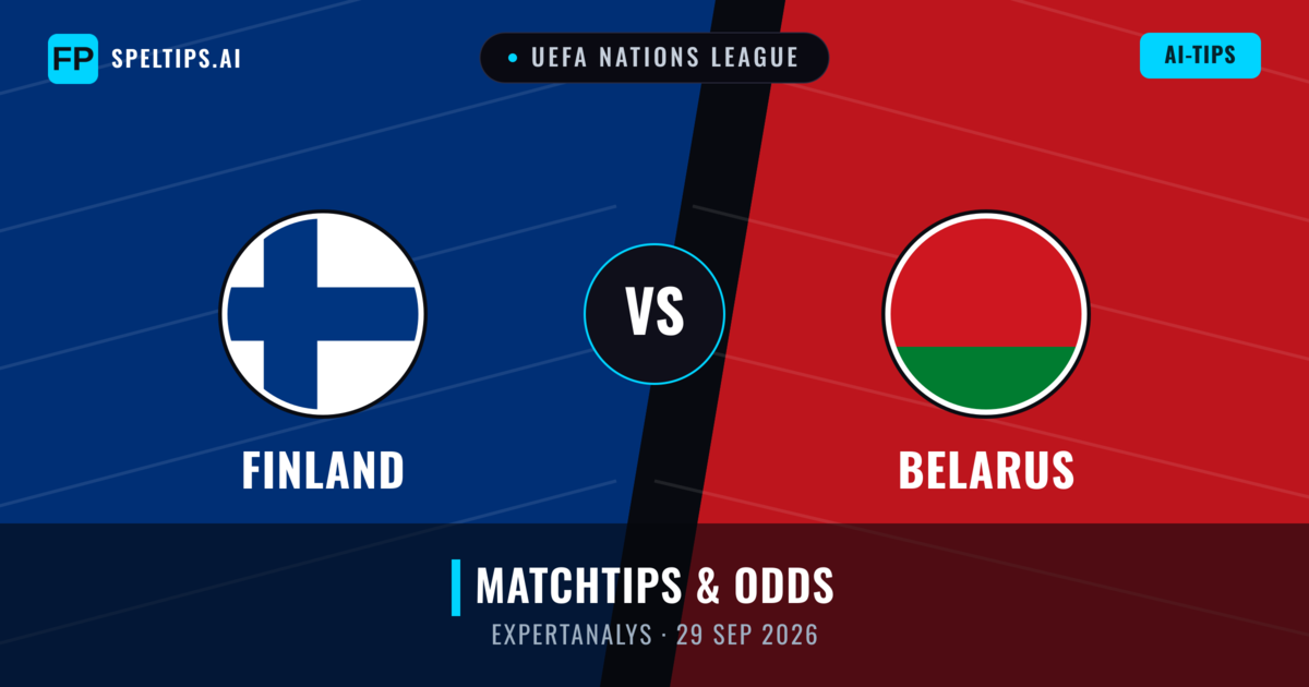 Finland vs Belarus — matchtips och förhandstitt