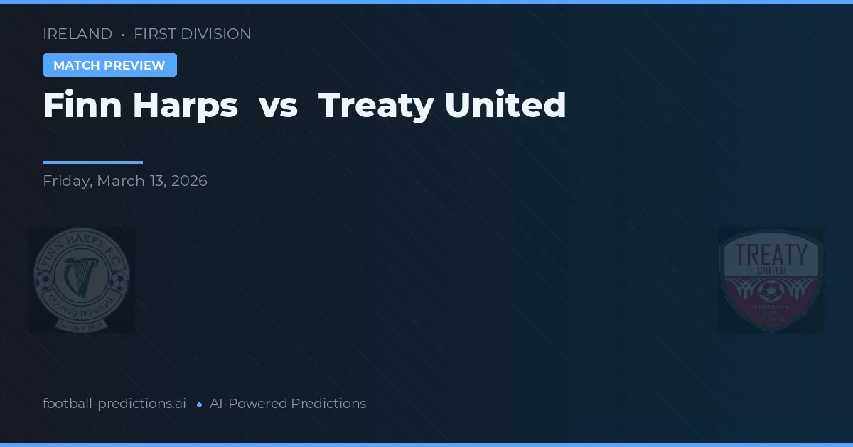 Finn Harps vs Treaty United — matchtips och förhandstitt