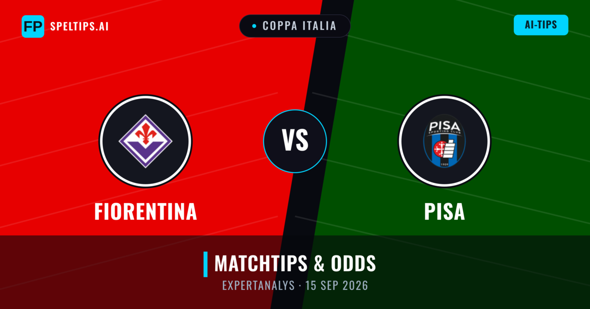 Fiorentina vs Pisa — matchtips och förhandstitt