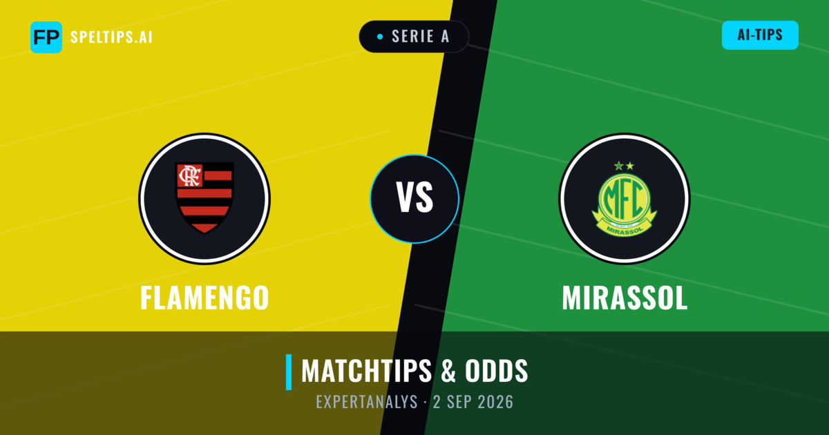 Flamengo vs Mirassol — matchtips och förhandstitt