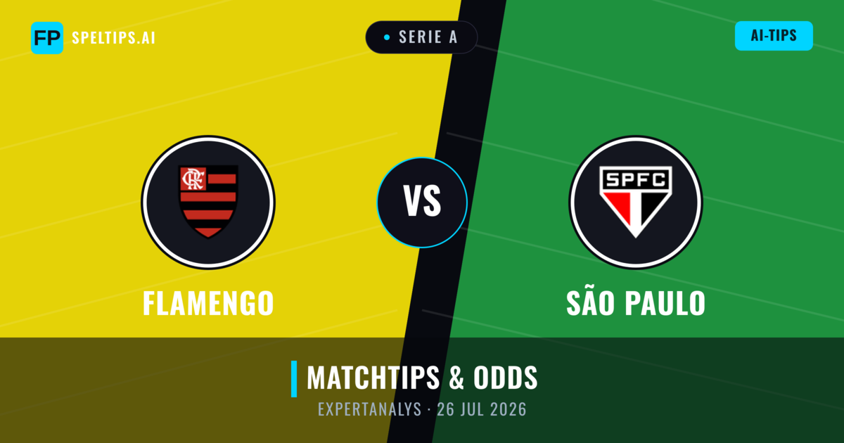 Flamengo vs São Paulo — matchtips och förhandstitt