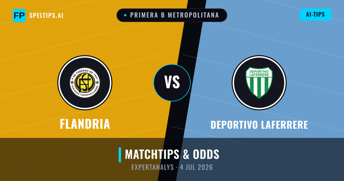 Flandria vs Deportivo Laferrere — matchtips och förhandstitt
