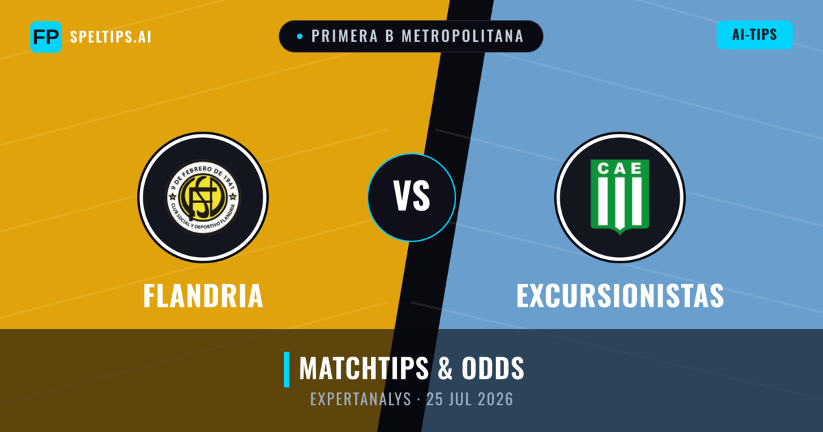 Flandria vs Excursionistas — matchtips och förhandstitt