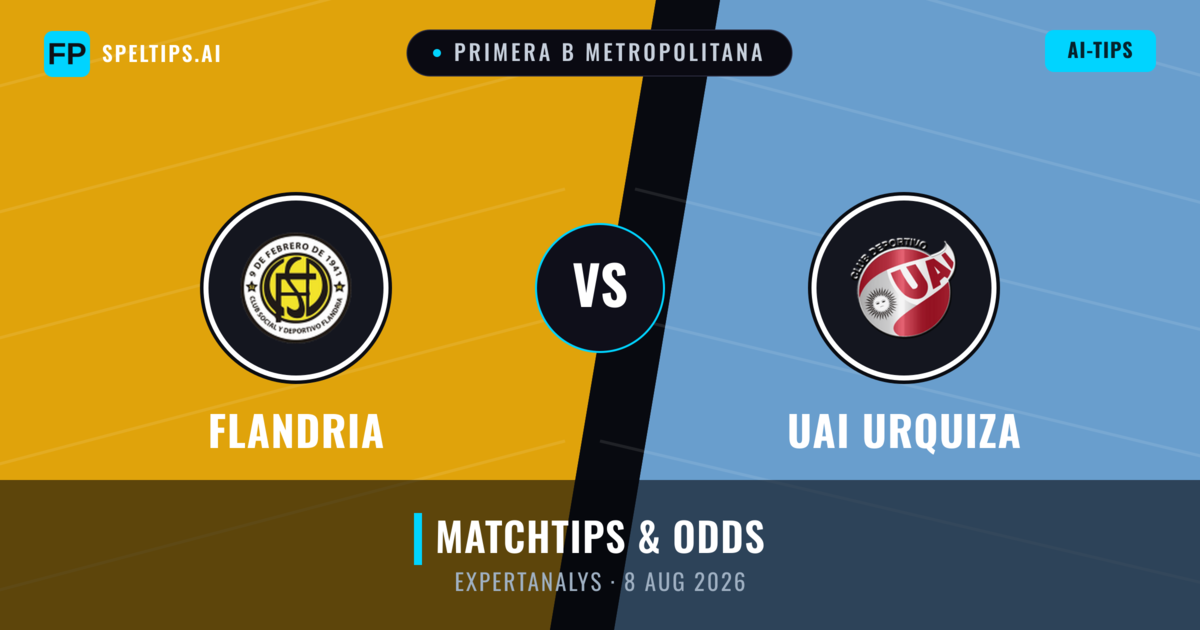 Flandria vs UAI Urquiza — matchtips och förhandstitt