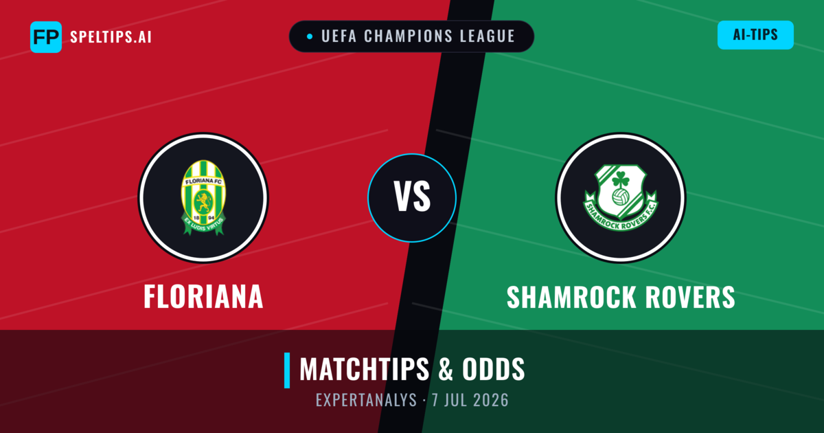 Floriana vs Shamrock Rovers — matchtips och förhandstitt