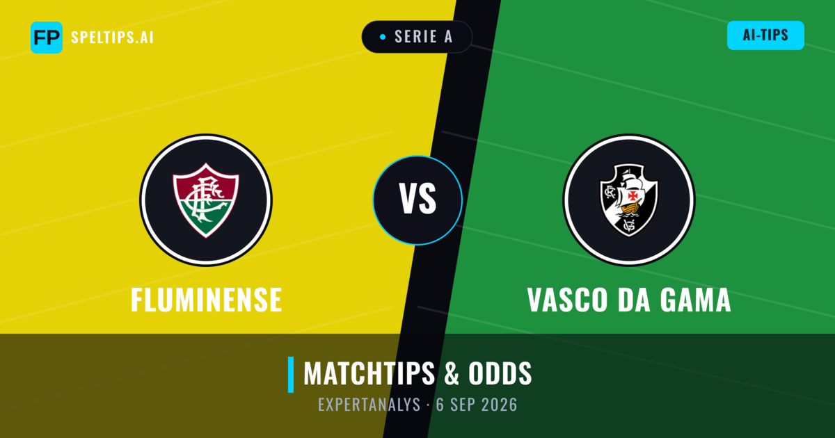Fluminense vs Vasco da Gama — matchtips och förhandstitt