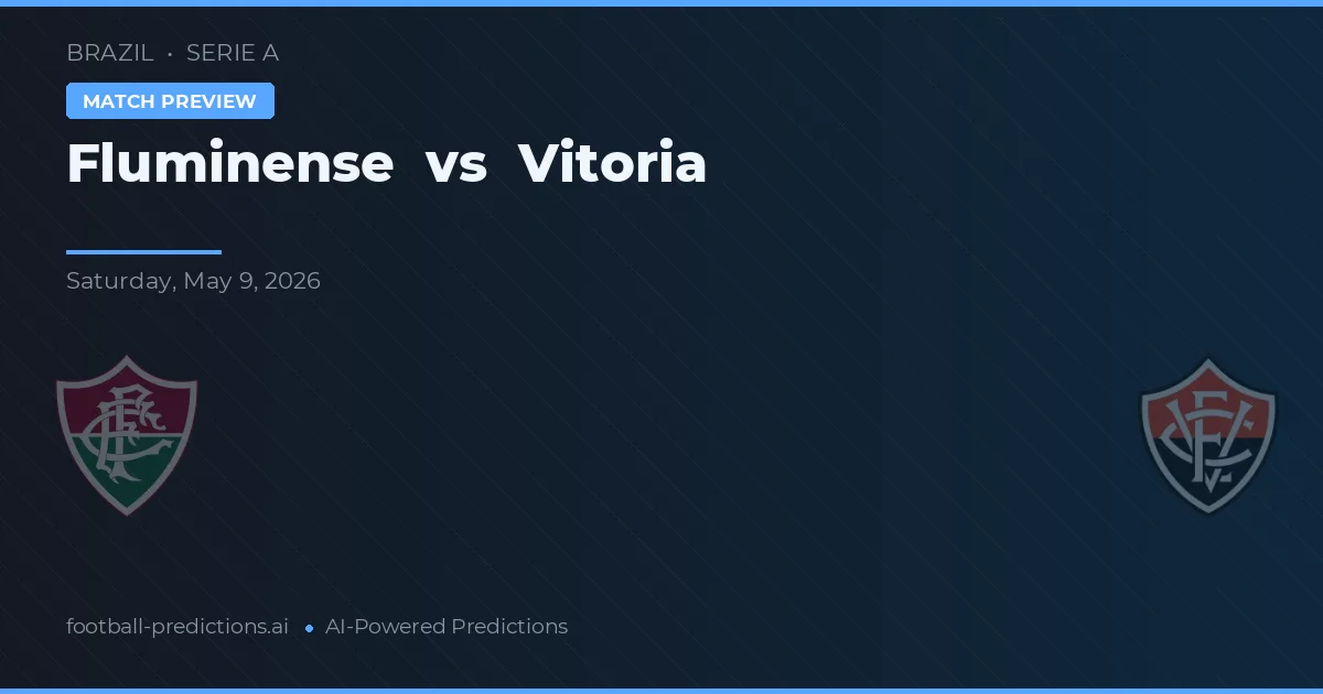 Fluminense vs Vitoria — matchtips och förhandstitt