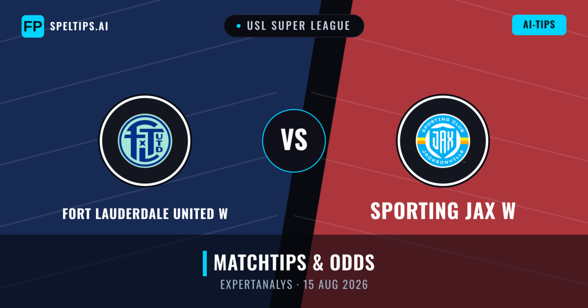 Fort Lauderdale United W vs Sporting JAX W — matchtips och förhandstitt