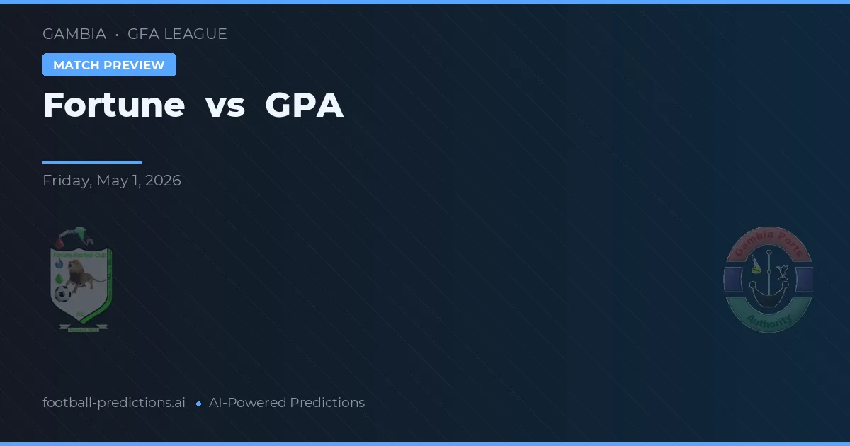 Fortune vs GPA — matchtips och förhandstitt