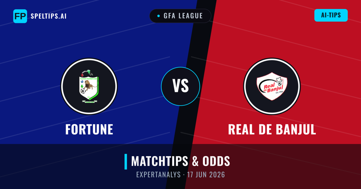 Fortune vs Real de Banjul — matchtips och förhandstitt