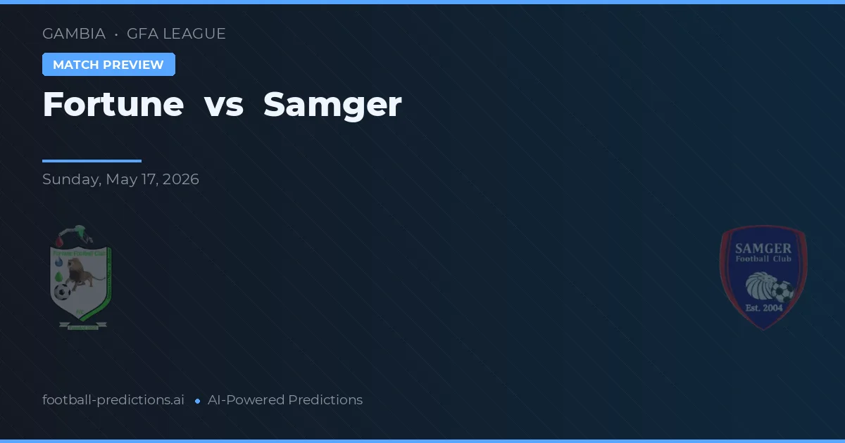 Fortune vs Samger — matchtips och förhandstitt