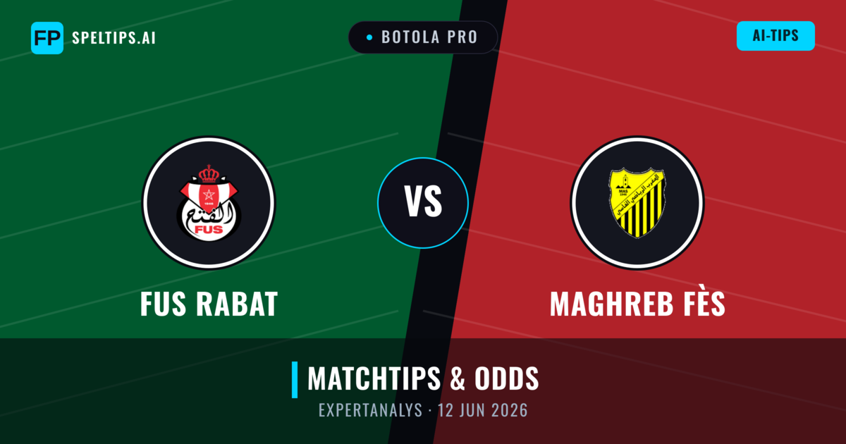 FUS Rabat vs Maghreb Fès — matchtips och förhandstitt