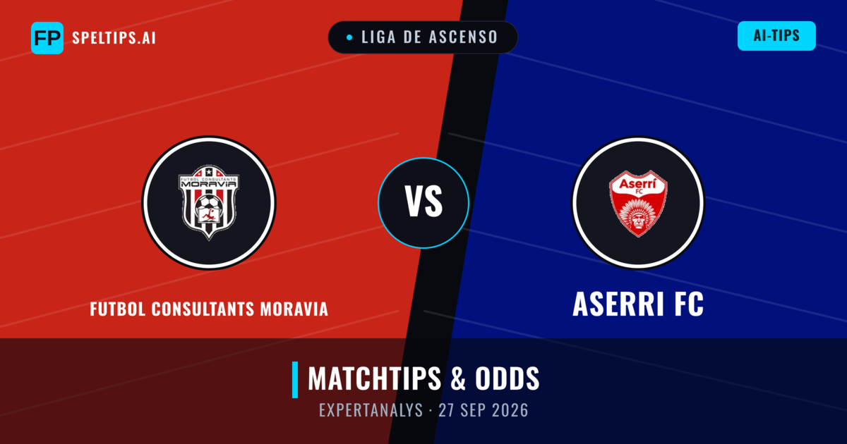 Futbol Consultants Moravia vs Aserri FC — matchtips och förhandstitt