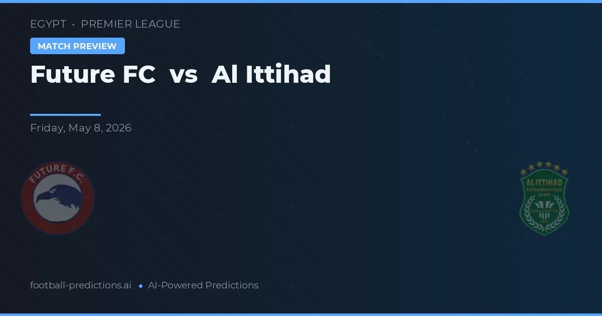 Future FC vs Al Ittihad — matchtips och förhandstitt