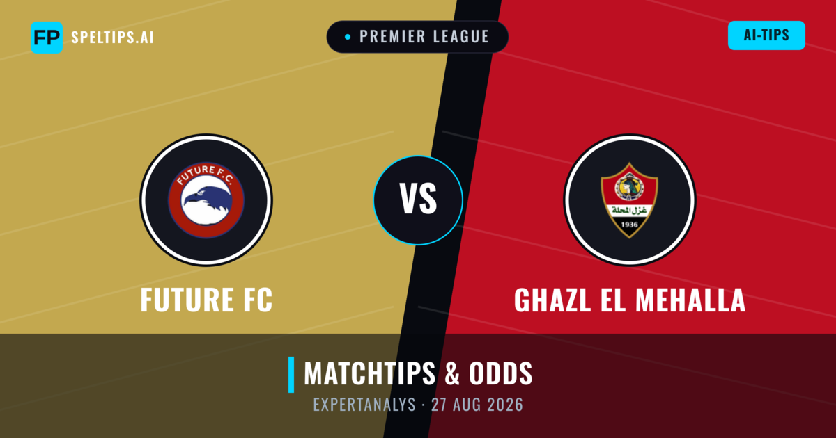 Future FC vs Ghazl El Mehalla — matchtips och förhandstitt