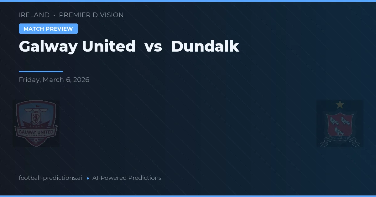 Galway United vs Dundalk — matchtips och förhandstitt