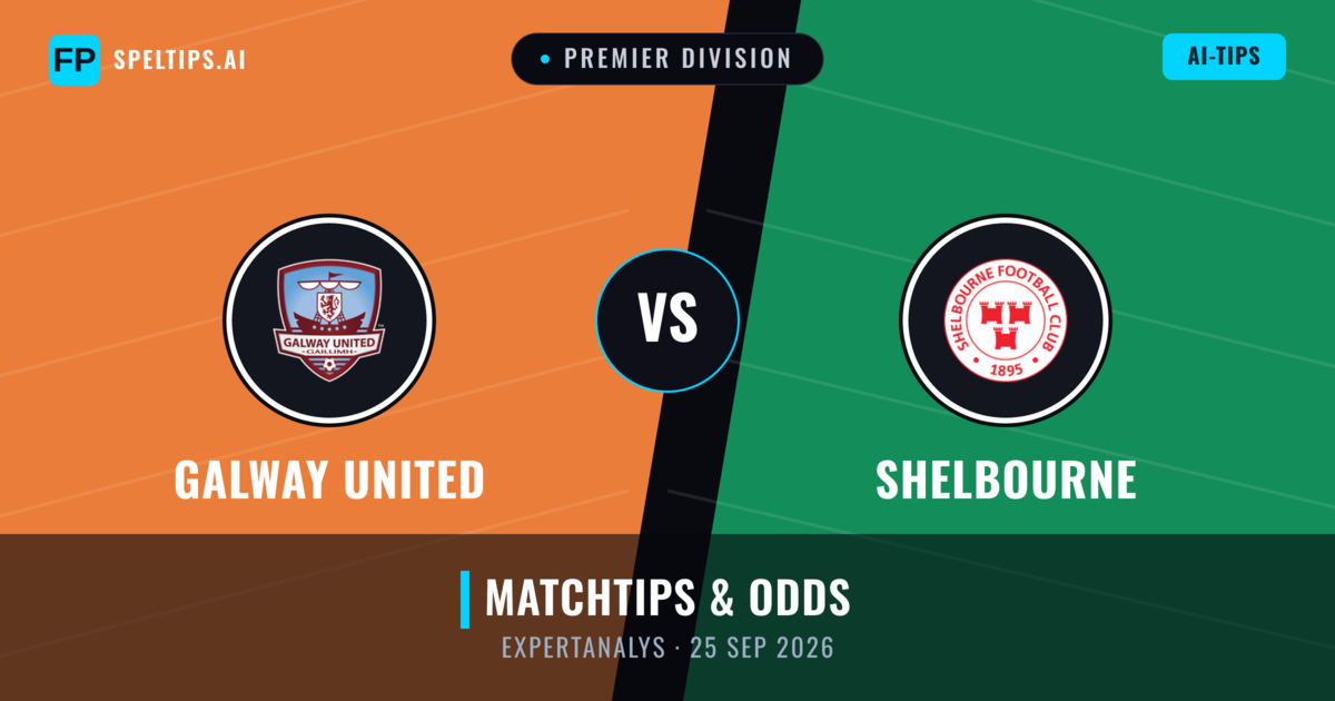 Galway United vs Shelbourne — matchtips och förhandstitt