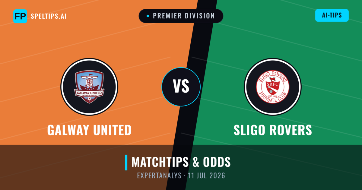 Galway United vs Sligo Rovers — matchtips och förhandstitt