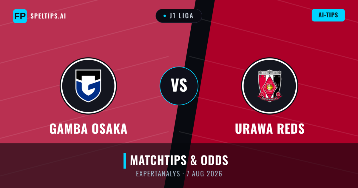 Gamba Osaka vs Urawa Reds — matchtips och förhandstitt