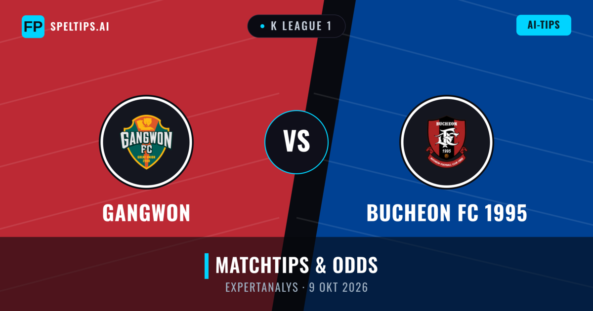 Gangwon vs Bucheon FC 1995 — matchtips och förhandstitt
