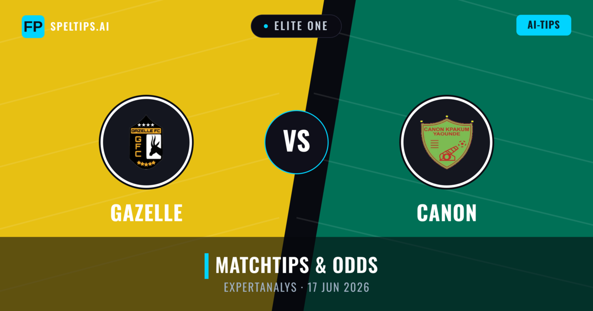 Gazelle vs Canon — matchtips och förhandstitt