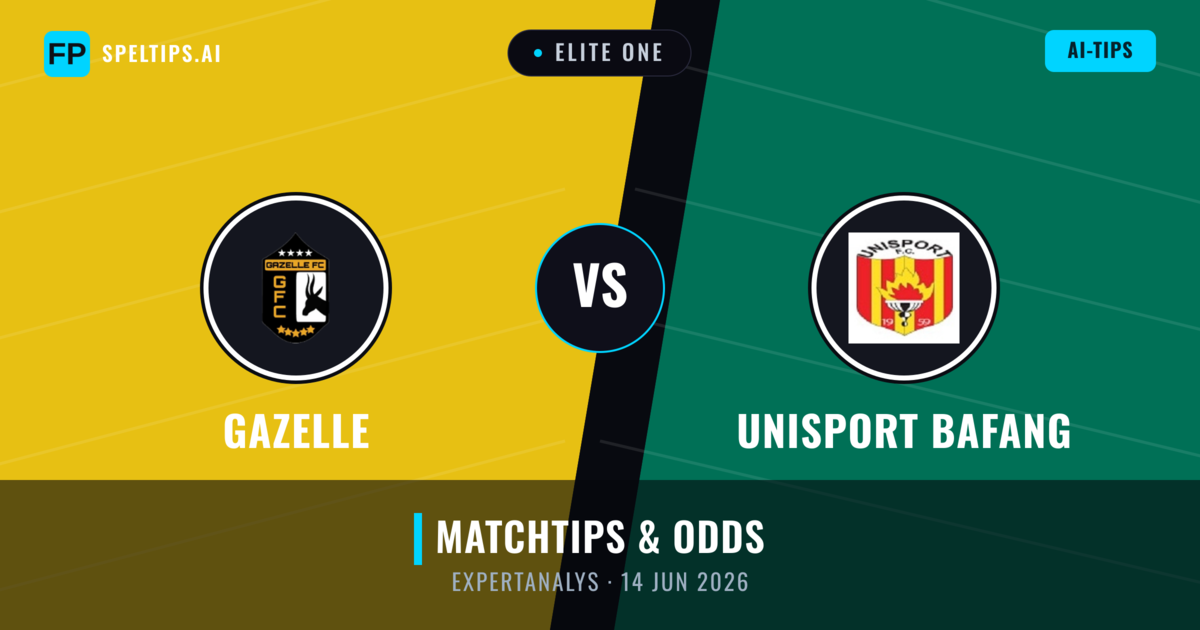 Gazelle vs Unisport Bafang — matchtips och förhandstitt